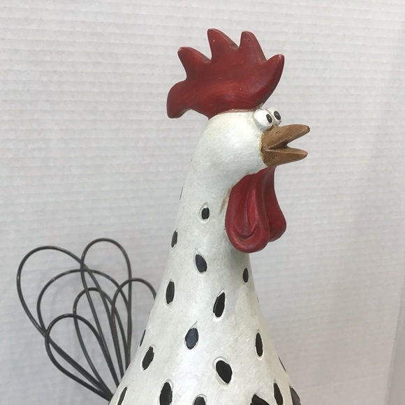 Cute Rooster Decorative Shelf Sitter – Rustic Farmhouse Accent 🐓 - Picture 4 of 5